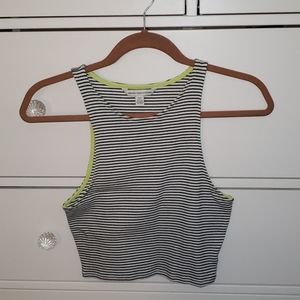 American Eagle stripe crop top
